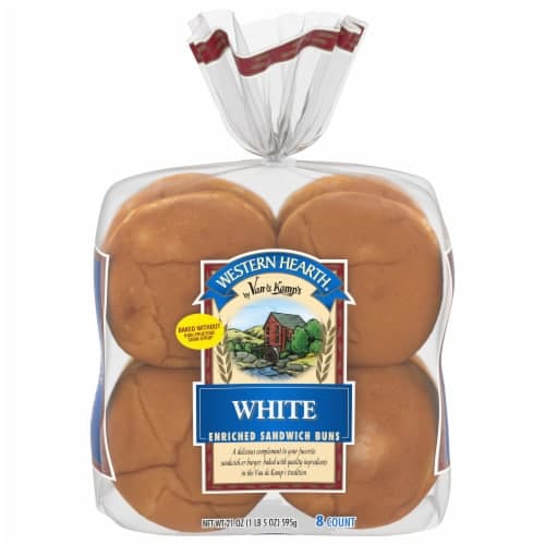 Western Hearth White Extra Large Enriched Sandwich Buns