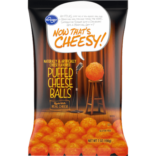 Kroger Now That'S Cheesy! Puffed Cheese Balls