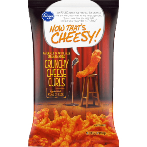 Kroger  Now That'S Cheesy Crunchy Cheese Curls