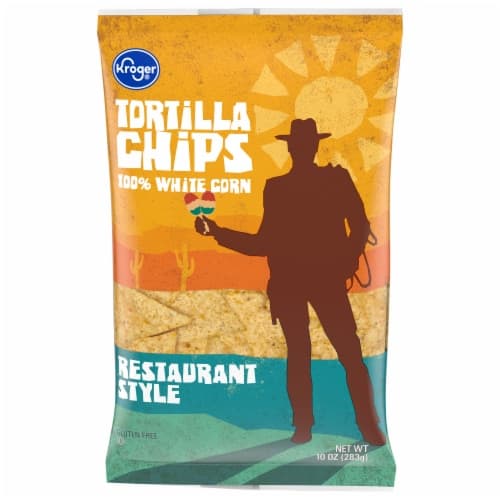 Kroger 100% White Corn Restaurant Style Tortilla Chips