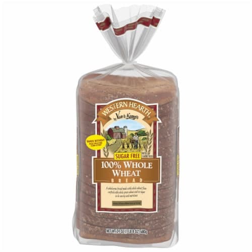 Western Hearth Sugar Free Wide Pan 100% Whole Wheat Bread