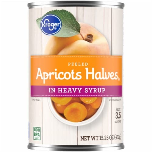 Kroger Peeled In Heavy Syrup Apricot Halves