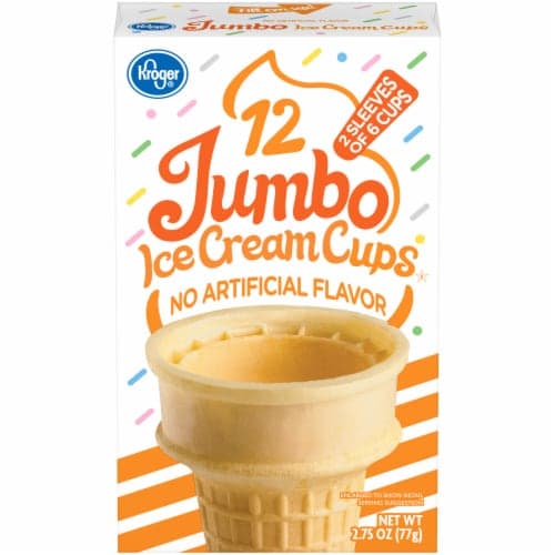 Kroger Jumbo Ice Cream Cones
