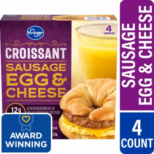 Kroger Sausage Egg & Cheese Croissant