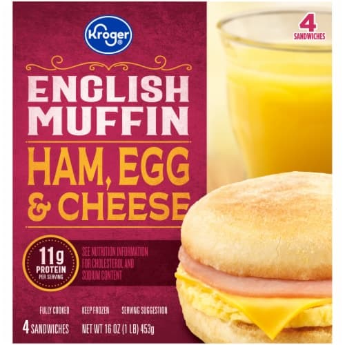 Kroger Ham Egg & Cheese English Muffin