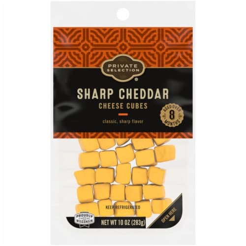 Private Selection Sharp Cheddar Cubed Cheese