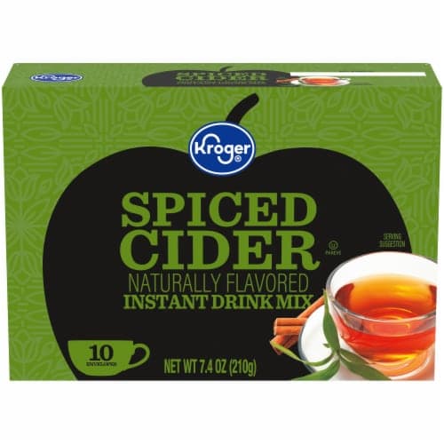 Kroger Naturally Flavored Spiced Cider Instant Drink Mix