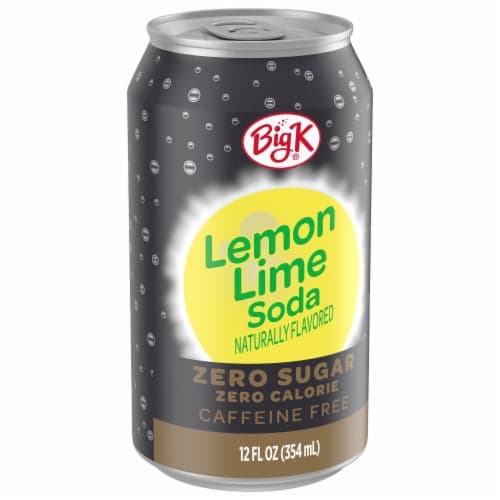 Kroger Big K Zero Sugar Zero Calorie Lemon Lime Soda