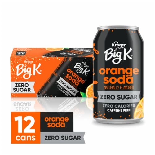 Big K Orange Soda Zero Sugar Caffeine Free