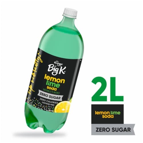 Big K Lemon Lime Zero Sugar Caffeine Free Soda