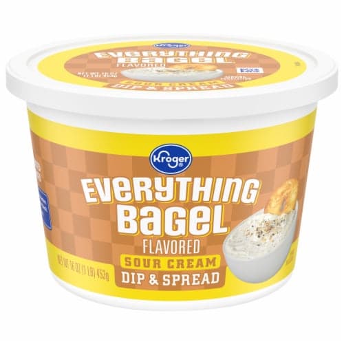 Kroger Everything Bagel Flavored Sour Cream Dip