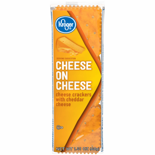 Kroger Cheese On Cheese White Cheddar Sandwich Crackers