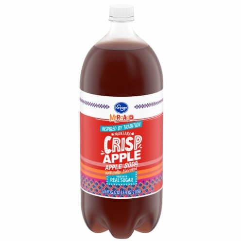 Kroger Mercado Manzana Crisp Apple Soda