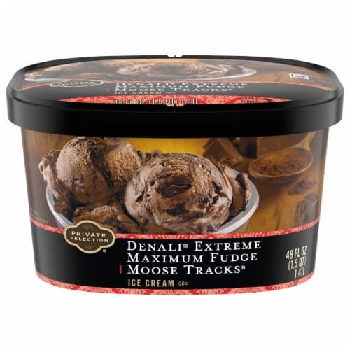 Private Selection Denali Extreme Maximum Fudge Moose Tracks Ice Cream Tub