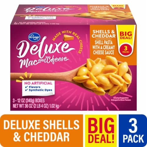 Kroger Deluxe Shells And Cheddar