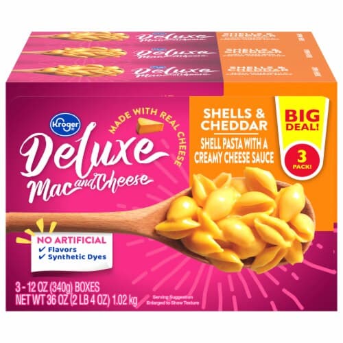 Kroger Deluxe Shells & Cheddar Mac & Cheese