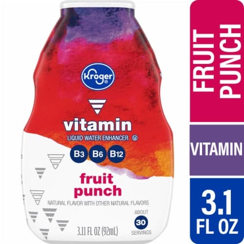 Kroger Drink Enhancer Liquid Fruit Punch