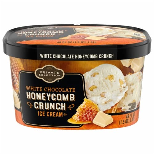 Private Selection White Chocolate Honeycomb Crunch Ice Cream
