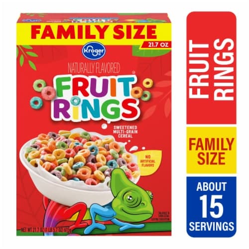 Kroger Fruit Rings Family Size Cereal