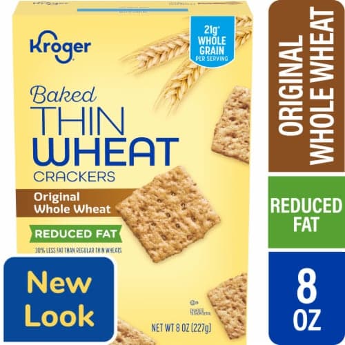 Kroger Reduced Fat Thin Wheat Crackers