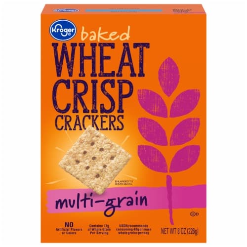 Kroger Baked Multi-Grain Wheat Crisp Crackers