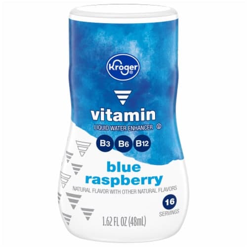 Kroger Vitamin Blue Raspberry Liquid Water Enhancer