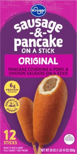 Kroger Sausage & Pancake On A