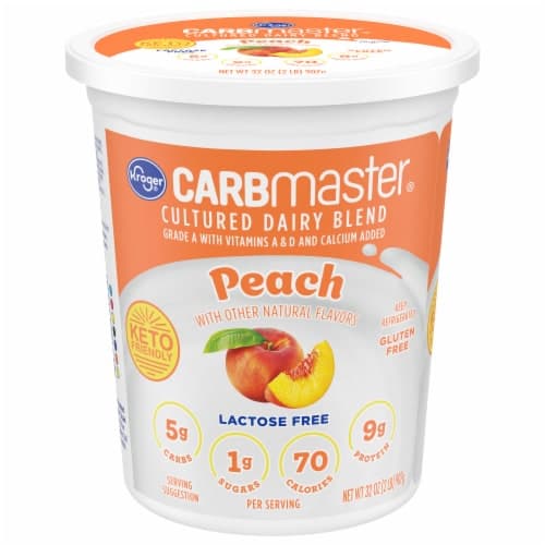 Kroger Carbmaster Cultured Dairy Blend Peach
