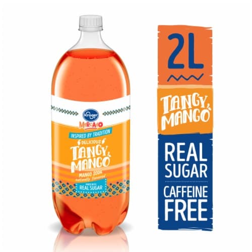 Kroger Mercado Tangy Mango Caffeine Free Soda