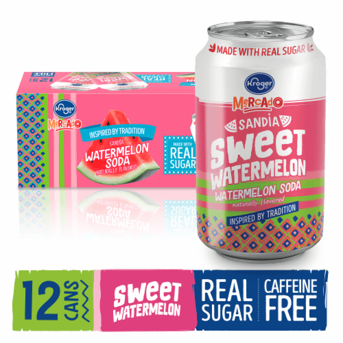 Kroger Mercado Sweet Watermelon Soda