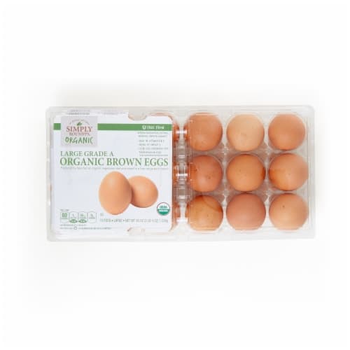 Simply Roundy'S Organic Free Range Large Brown Eggs