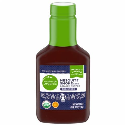 Simple Truth Organic Mesquite Smoke Flavored & Black Pepper Bbq Sauce