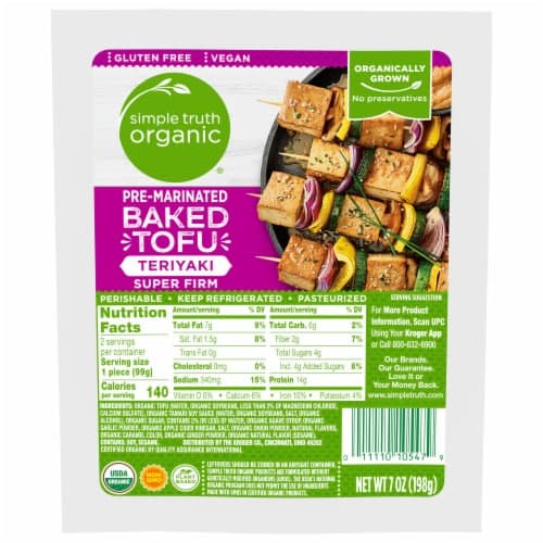 Simple Truth Organic Teriyaki Super Firm Baked Tofu