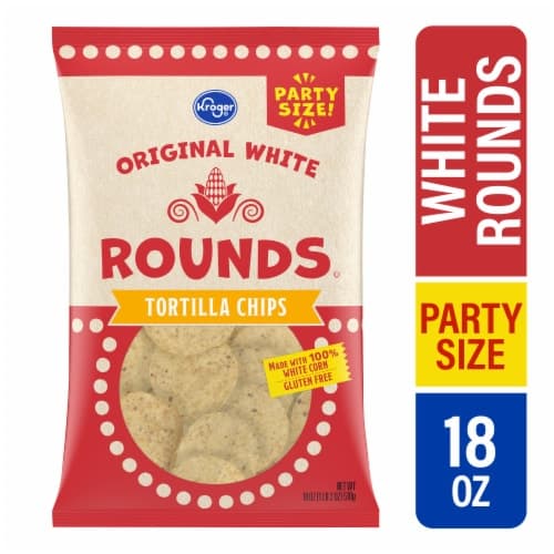 Kroger Traditional White Corn Rounds Tortilla Chips