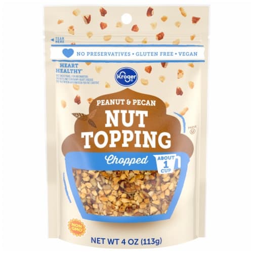 Kroger Peanut And Pecan Chopped Nut Topping
