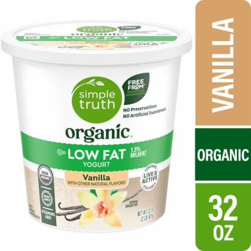 Simple Truth Organic Vanilla Lowfat Yogurt Tub