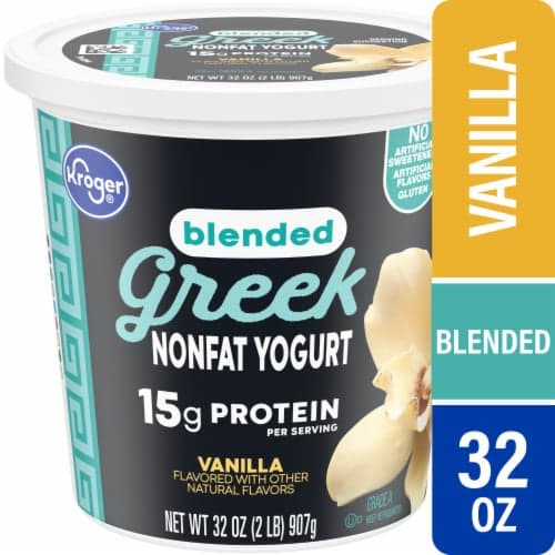 Kroger Greek Vanilla Nonfat Yogurt