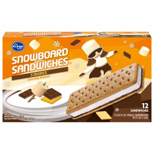 Kroger Smore'S Snowboard Ice Cream Sandwiches