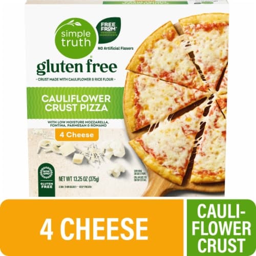 Simple Truth Gluten Free Cauliflower Crust 4 Cheese Pizza