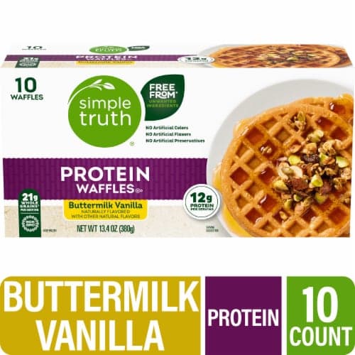 Simple Truth Buttermilk Vanilla Protein Waffles