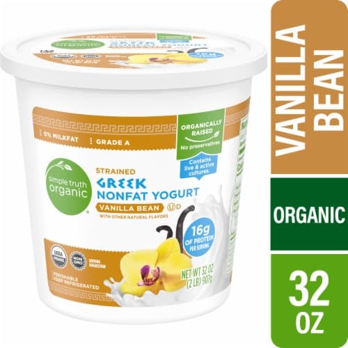Simply Truth Organic Vanilla Nonfat Greek Yogurt Tub