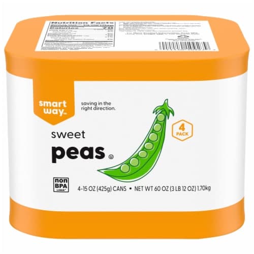 Smart Way Sweet Peas Canned
