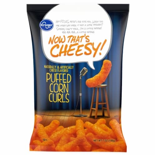 Kroger Cheesy Puffed Corn Curls Chips
