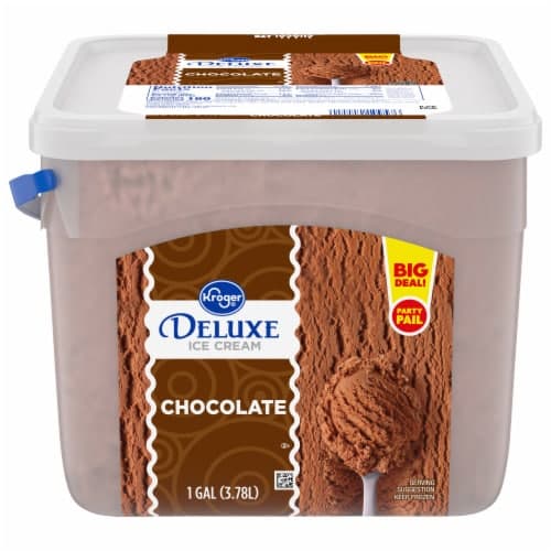 Kroger Deluxe Big Deal! Chocolate Ice Creamfamily Size