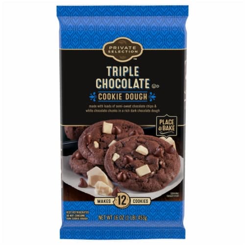 Private Selection Triple Chocolate Place And Bake Cookies