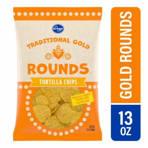 Kroger Traditional Yellow Round Tortilla Chips