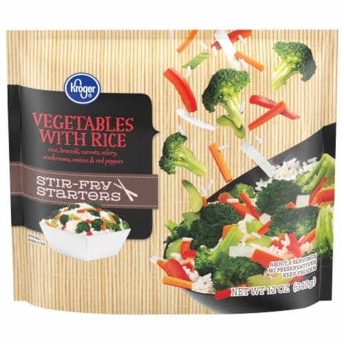 Kroger Stir Fry Starters Vegetables With Rice