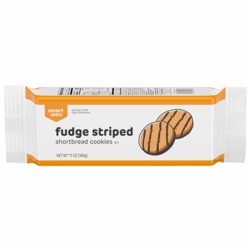 Smart Way Fudge Striped Shortbread Cookies