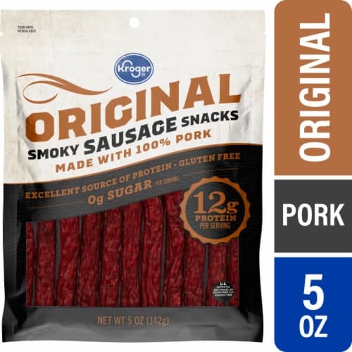 Kroger Original Smoky Pork Sausage Snacks