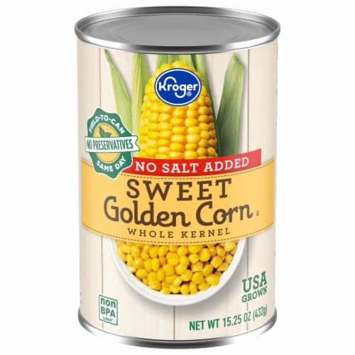 Kroger Whole Kernel Canned Golden Corn